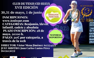 XVII EDICIÓN TORNEO ALCALDE DE TENIS
